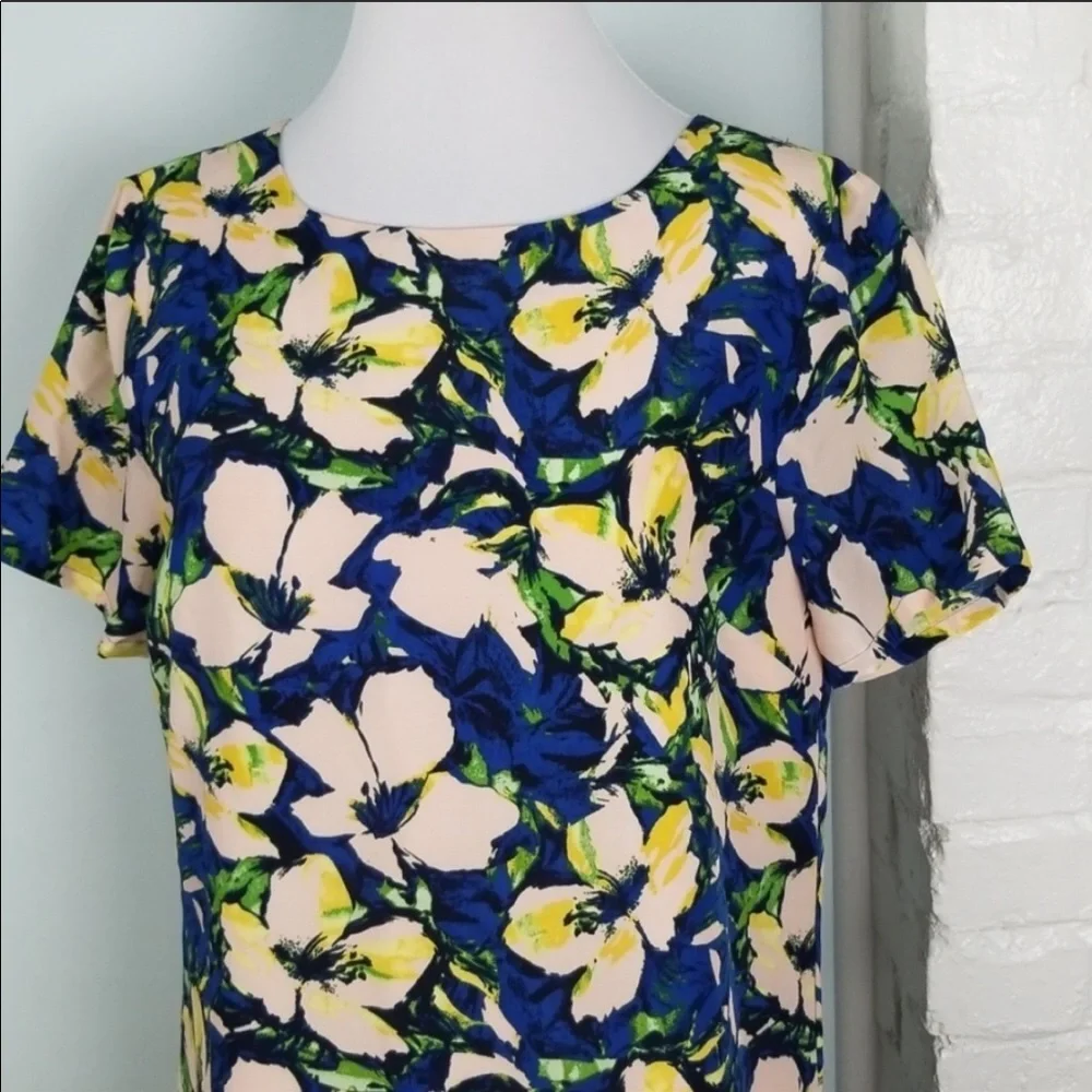J. Crew Floral Polyester Dress